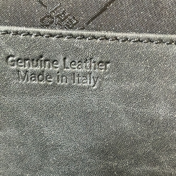 ENRICO COVERI black leather briefcase - Picture 9 of 16